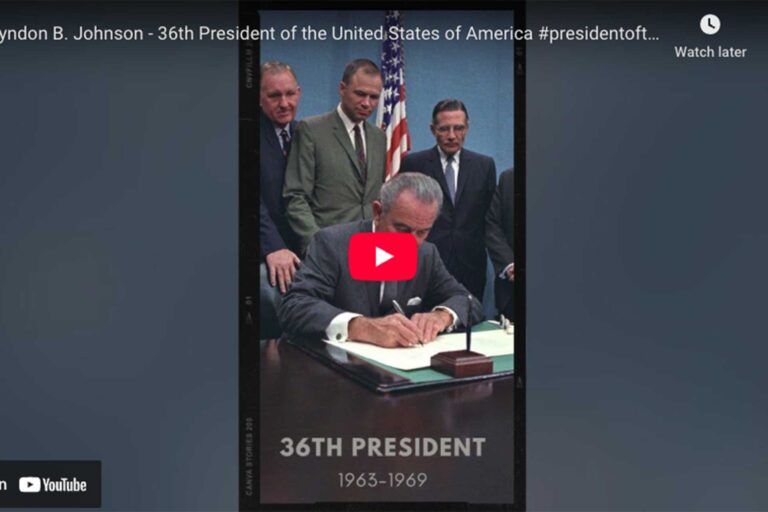 [VIDEO] Lyndon B. Johnson - 36th President of the United States of America